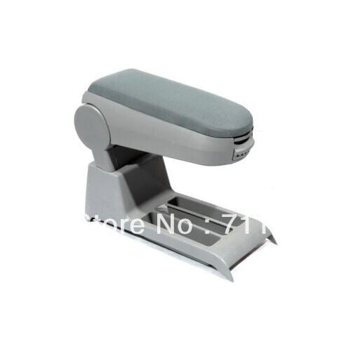 Center Console Armrest Cloth Grey For Volkswagen Polo 9N 9N3