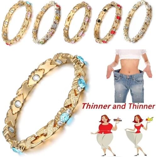 Weight Loss Effective Black Stone Bracelets Magnetic therapy Health care slimming Stimulating Acupoints Arthritis Pain Relief