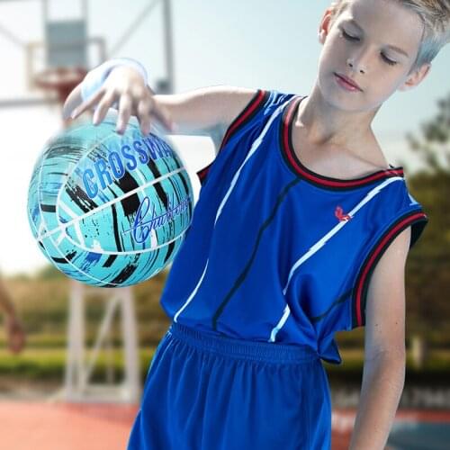 Basketball Print Durable High Elasticity Suitable for Indoor and Outdoor Women Girls Boys and Teenagers ALS88
