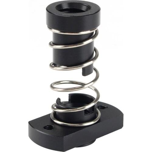 3D Printer T8 POM Anti Backlash Nuts For Lead 2mm / 4mm / 8mm Acme Threaded Rod Eliminate the gap Spring DIY CNC Accessories New