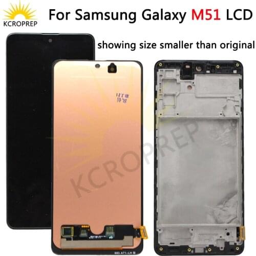 OLED Display For Samsung Galaxy M51 LCD Display Touch Screen Digitizer Assembly For Samsung M51 M515 M515F LCD