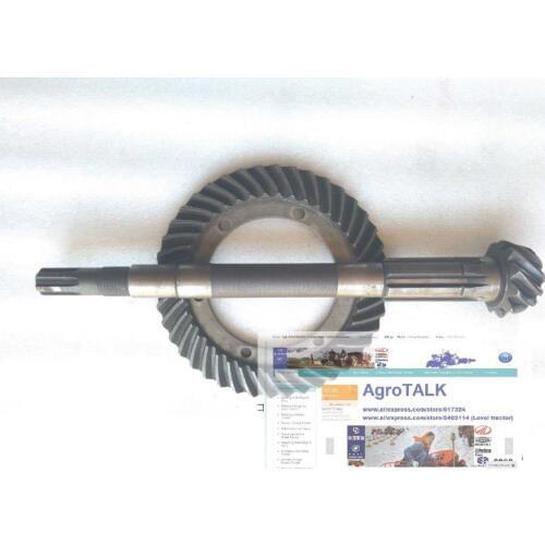 Taishan KAMA KM354C tractor parts, the set of spiral bevel gear with bevel shaft