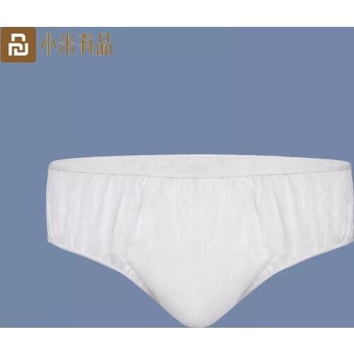 Xiaomi Youpin 5pcs Disposable Sterile Underwear for Women Men Boxer Cotton Panties Comfortable Male Flat Angle Underpants Briefs