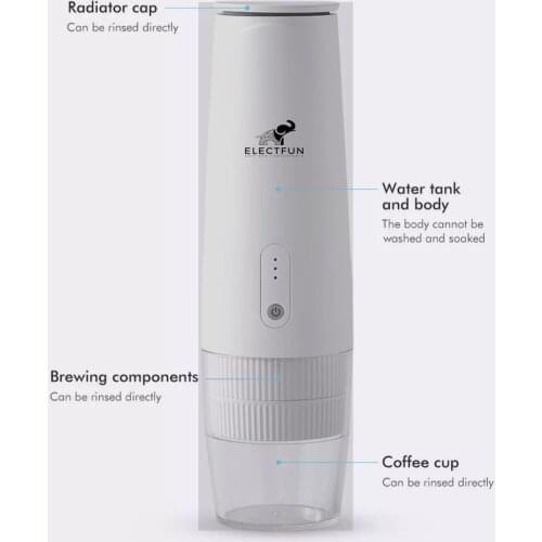 Battery Outdoor Espresso Coffee Machine For Nespresso Capsule Mini Smart Portable Coffee Maker