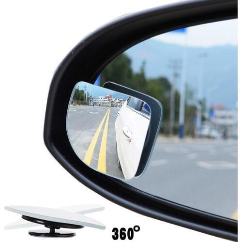 1 Pair Universal Adjustable car mirror Car Auto Wide Angle Side Rearview Adjustable Blind Spot Mirror заднего вида Accessories