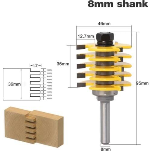 1Pc High Quality Milling Cutter Wood Splice Tenon Panel Line Modeling Woodworking Tenon Tool Drum Line Arc Trimming Knife