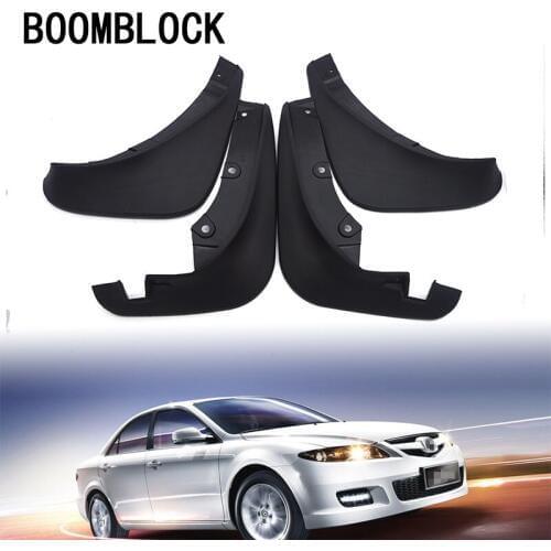 4pc Car Front Rear Mud Flaps Mud Flap Mudguards Fender For Mazda 6 Sedan 2002 2003 2004 2005 2006 2007 2008 Accessories