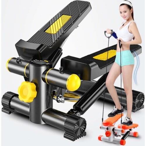 Running Machine Stepper Elliptical Trainer Fitness Mini Aerobic Stepper Platform Equipment Pedal Exerciser Treadmill