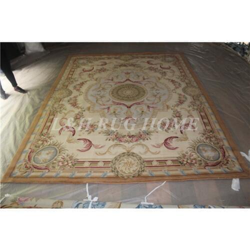 Free shipping 9'x12' 90 Line Savonnerie Carpet, 100% New Zealand Wool handmade savonnerie rug, carpet highest level
