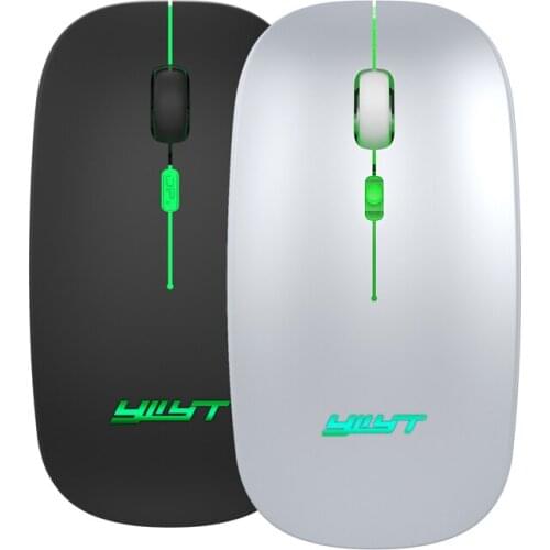 Bluetooth Wireless Mouse Rechargeable Gaming Office Mouse Wireless For Laptop PC Gaming Mouse RGB 1600 DPI Silent