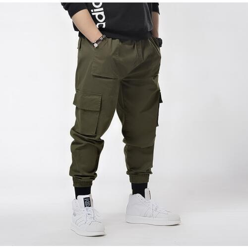 7XL Fat Boy Elastic Waist Harem Pant Men Hip Hip Streetwear Mens Camouflage Joggers Pants Casual Cargo Pant Trousers Large Size