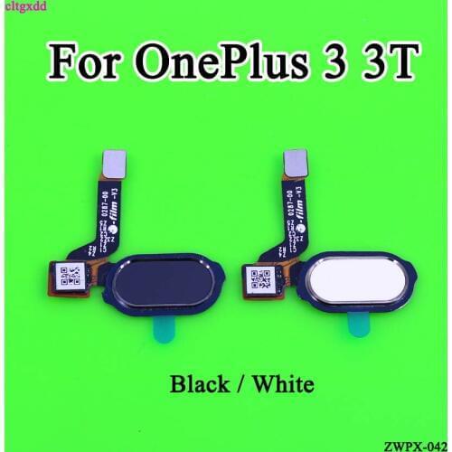 Cltgxdd for OnePlus 2 3 3T Fingerprint Scanner Sensor Home Button Connector Flex Cable Finger Print Flex Replacement