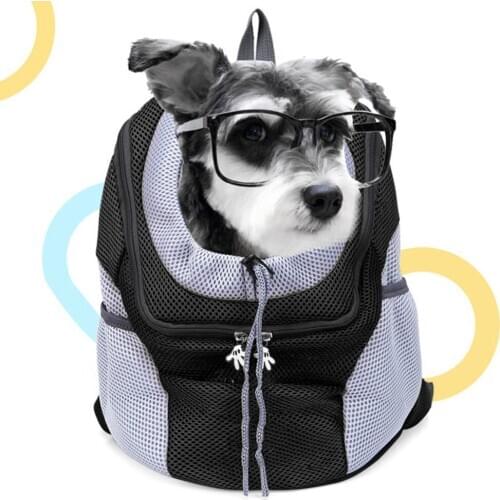 Travel New Out Double Shoulder Travel Backpack Puppy Kitten Backpack Breathable Outdoor Pet Cat Dog Carrier Front Bags