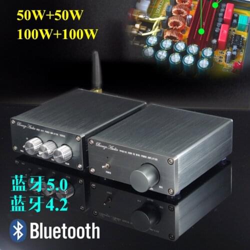 HIFI level 2.0 stereo digital power amplifier TPA3116 50WX2 100WX2 Bluetooth 5.0