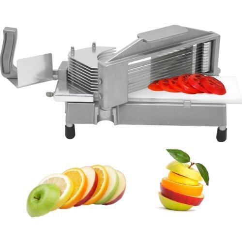1/4" Blades Commercial Vegetable Fruit Slicer,Stainless Steel Tomato Slicer Cutter for Kitchen Professional Mandalin Food Slice