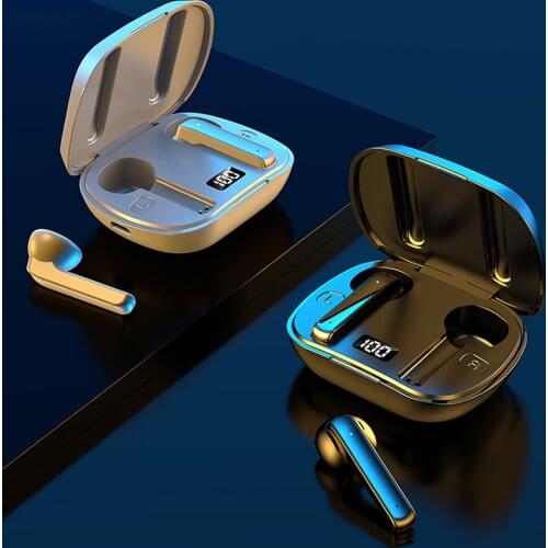 Bluetooth 5.0 Earphones Wireless Headphone Stereo Sports Cordless Headsets Earbud with Power Display Charging Box For Smartphone