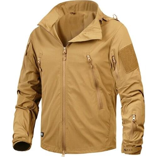 Mege Brand Clothing Pop Autumn Mens Jacket Coat Military Clothing Tactical Outwear US Army Breathable Nylon Light Windbreaker