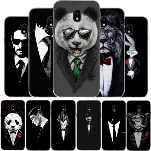 Shirt and tie man Soft Silicone Phone Case For Samsung J3 J4 J7 J8 2018 J5 J7 2017 J5 J7 2016 J7 Prime J4 J5 J7 plus
