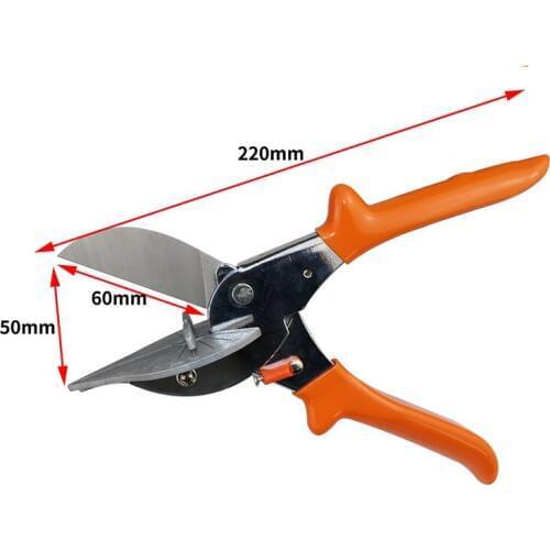 45-135 Angle Degree Wire Trunking Scissor PVC PE Plastic Pipe Wire Slot Cutter Adjustable Angle Degree Wire Slot Cut Hand Tools