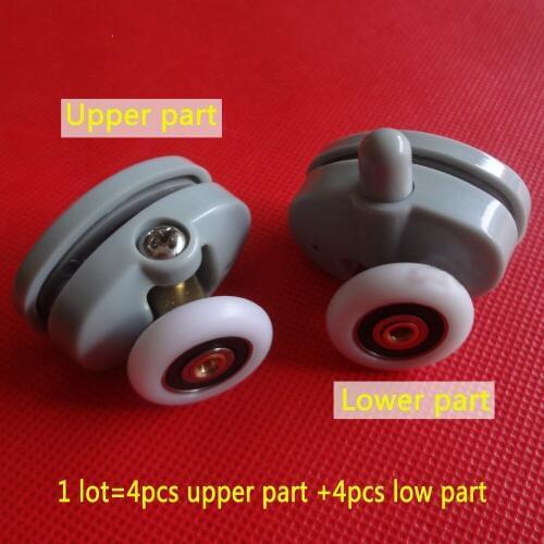 Shower door roller diameter 23mm/24mm/25mm 8cps/lot