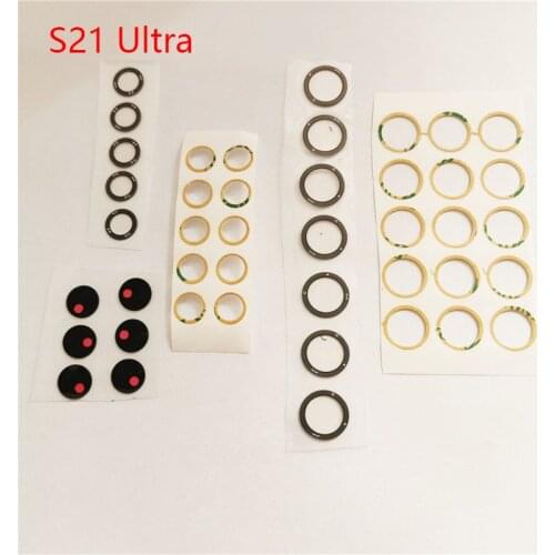 5-10sets/lot Back Rear Camera Lens Glass for Samsung Galaxy S21 S21+ S21 Ultra G991 G996 G998 Back Camera Glass With Adhesive