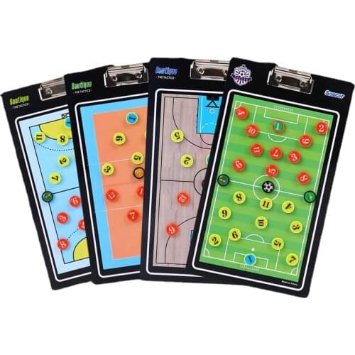 Basketball Tactical Board Coach Instructional Board Folding Basketball Magnetic Tactical Disc Football Trial Teaching Board PVC
