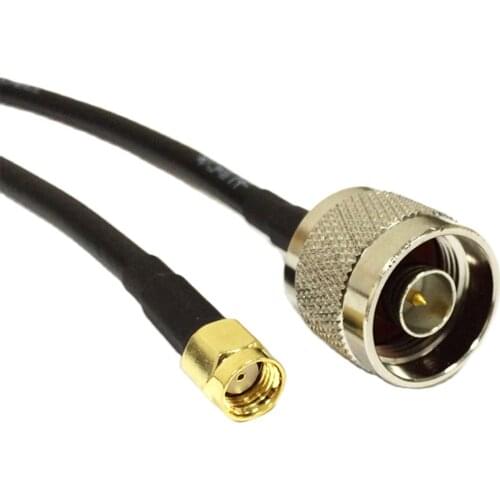 RF Wifi Antenna Extension Cable RP SMA Male To N Type Male Jumper Cable High Quality Wholesale 50CM