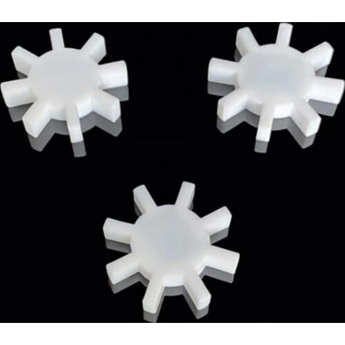 1pcs 7mm width Plum blossom-type PTFE magnetic stirrer magnet rotor bar magneton stir mix rotating tool