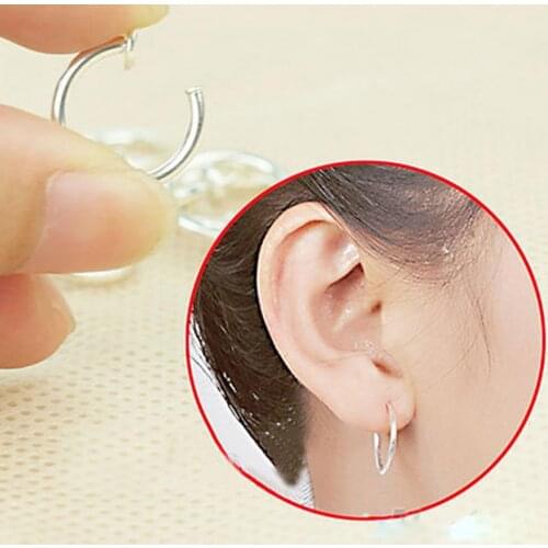 50% Hot Sales 8Pcs Nose Ring Skin-friendly Non Piercing Metal Nose Ring Hoop for Men