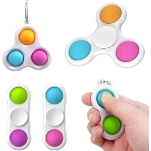 Antistress 1pc Push Bubble Sensory Fidget Toy Simpl Dimmer Brinquedos Autism Special Needs Stress Reliever