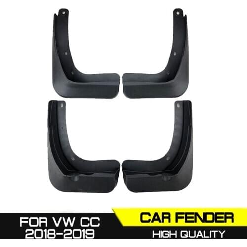 Car Front Rear Car Mudguards Fender Flares Mud Guard Flap Anti Splash Mudflaps for VW CC 2010 2011 2012 2013 2014 2015-2019