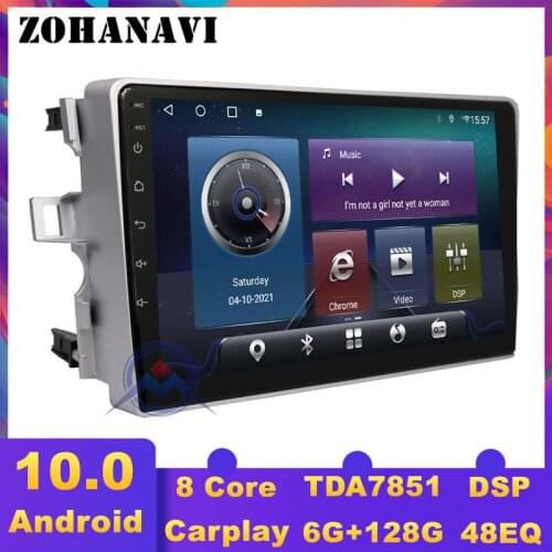 ZOHANAVI Octa core Android 10.0 Car Radio for Toyota Verso EZ 2007 2008 2009 2016 Multimedia player DVD GPS Navigation 4GB RAM
