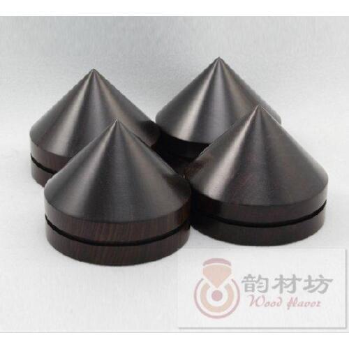 Big size Q3 calamander wood audio shock foot nails Large 43mm tube amplifier speaker