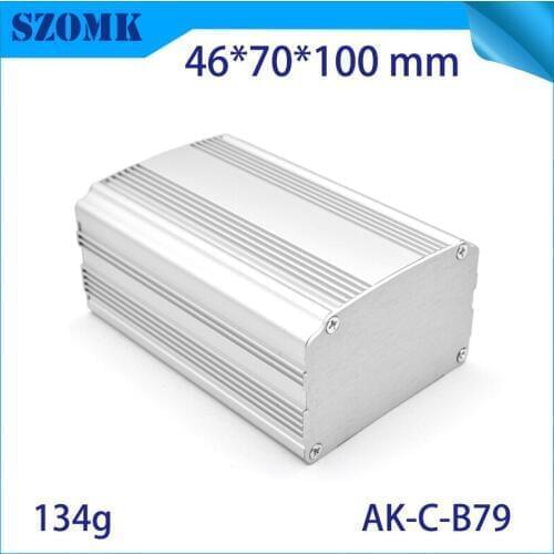 One piece Aluminum box enclosure case diy pcb instrument box electronic project enclosure aluminum box circuit pcb enclosure