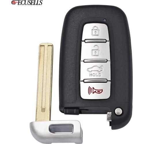 3+1/4 Button Remote Key Case Shell Housing For Hyundai Tucson Elantra Genesis Veloster Sonata Azera for Kia Rio Forte SY5HMFNA04