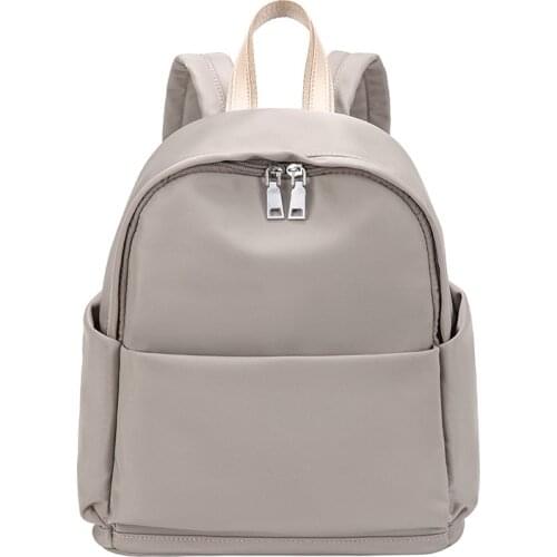 Color Women Soft Leather Backpacks Vintage Female Shoulder Bags Sac a Dos Casual Travel Ladies Bagpack Mochilas School Bag C1858