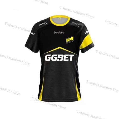 Natus Vincere Navi Team T-shirt 2019 New E-sports Team Uniform Csgo Simple E-sports Dota LOL League Shirt Mens Oversized Tees