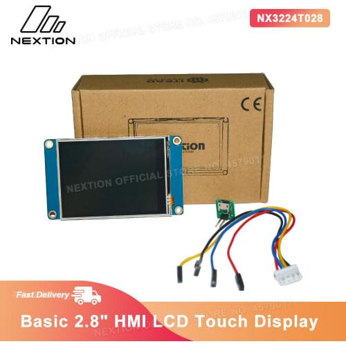 Nextion NX3224T028 - 2.8'' HMI Intelligent Touch Display TFT LCD Module 4-wire Resistive Touch Panel For Arduino Developer