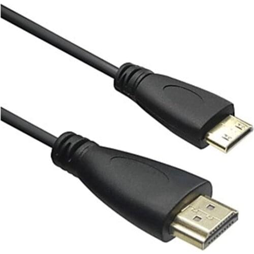 Micro HD 4K 1080P Mini HDMI-compatible Cable Audio Video Converter Male To Male 1m 3m for PS3 PS4 Camera DVD PC To TV Projector