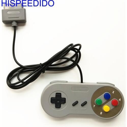 HISPEEDIDO 50pcs/lot Classic Color Button Style Game Controller handle Joystick for Super Nintendo for SNES