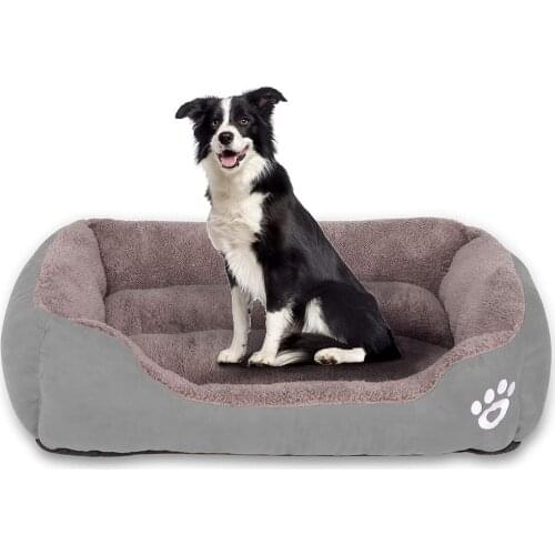 Dog Bed Waterproof Comfortable and Warm Dog Bed for Medium Large Jumbo Dog Washable Orthopedic Non Slip Bottom Soft Pet Bed
