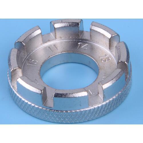 LETAOSK Mini 8-Way Groove Spoke Nipple Key Wrench Spanner Wheel Rim Adjuster Repair Tool Carbon Steel