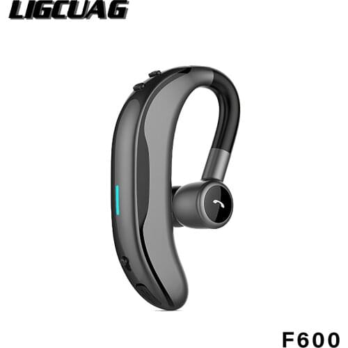 LIGCUAG Wireless Bluetooth Handsfree Earhook Earphone Single with Microphone Headphones For Driving Business