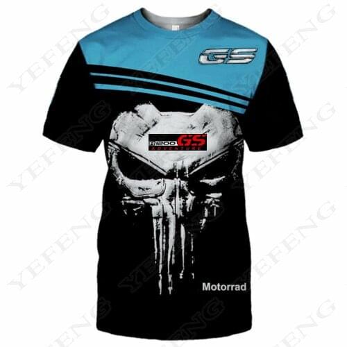 New Latest Motorcycle T-Shirts Motorrad For BMW R1200 GS ADVENTURE Mens Short Motorbike Quick dry T-Shirts Moto Team Shirt