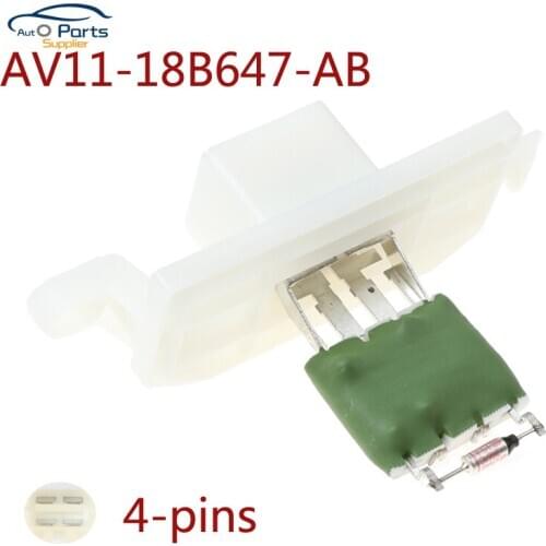 New AV11-18B647-AB Blower Motor Resistor Fan Regulator For Ford Focus Heater AV1118B647AB CV6Z-18591-A AV1Z-18591-A