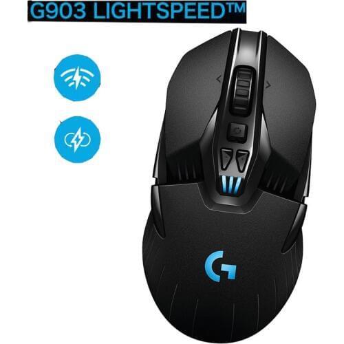 Original Logitech G903 LIGHTSPEED Wireless Gaming Mouse 12000DPI RGB Weightable Professional player choice