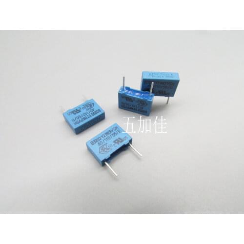 Original New 100% 300V2200PF 300V2.2NF B32021A3222K pitch 10MM metal film capacitor 13X8X4MM (Inductor)
