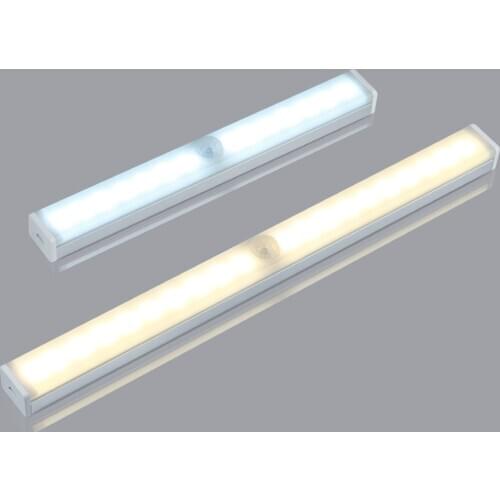 Rechargeable LED Bar Under Cabinet USB Lamp Kitchen night light with motion sensor Bedroom Wardrobe night light on the wall