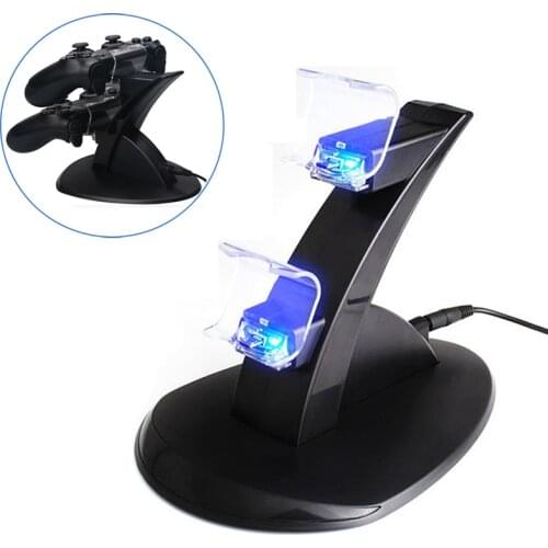 Dual Micro USB Charger PS4 Joypad Charger for PlayStation 4 PS4 Joystick Dock PS4 Accessories Joystick Charging Dock