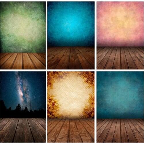 Vinyl Retro Wood Plank Vintage Baby Portrait Photography Backdrops For Photo Studio Background Props 21415 LFG-02